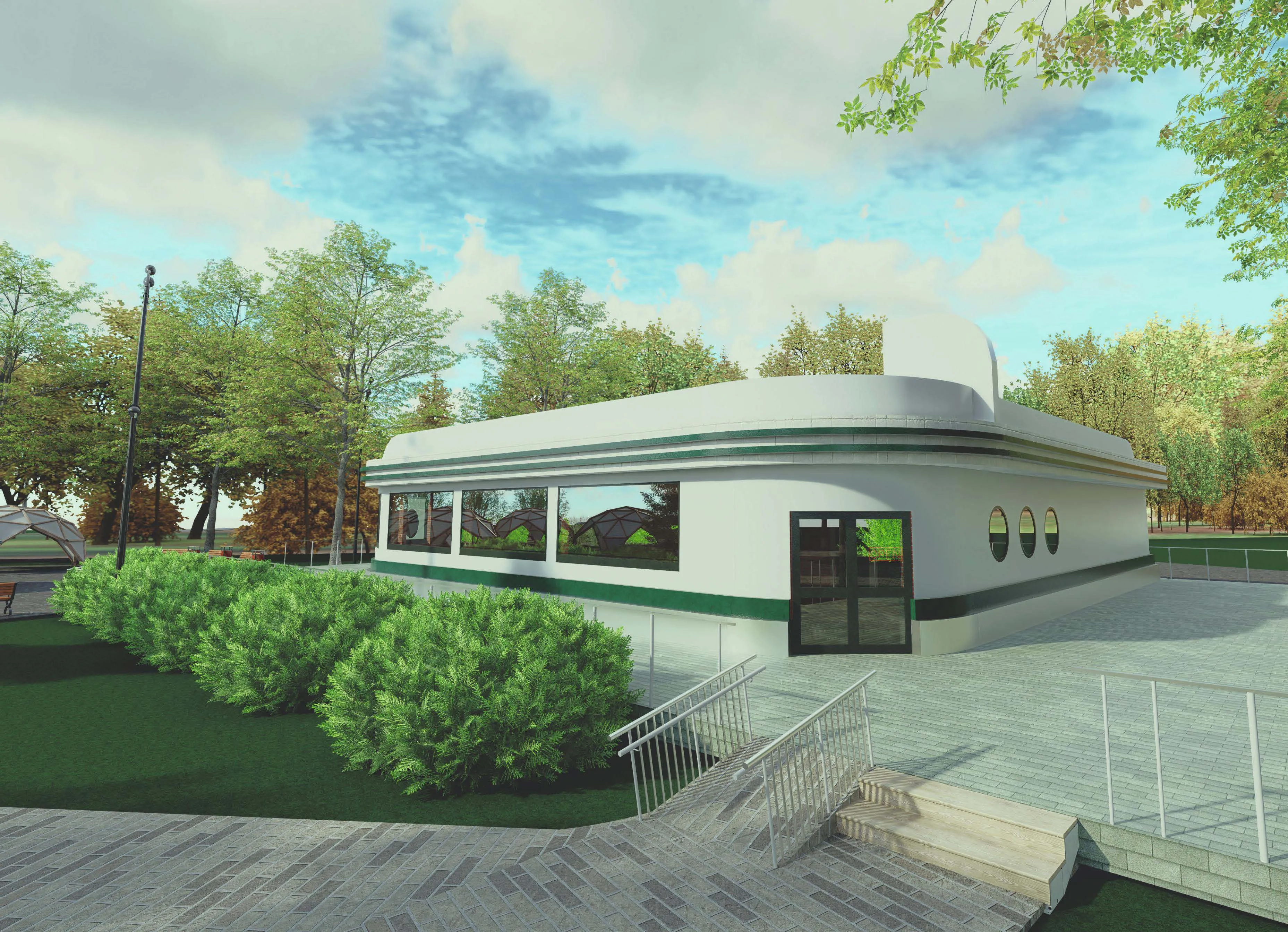 Кафе Дайнер - дизайн-проект