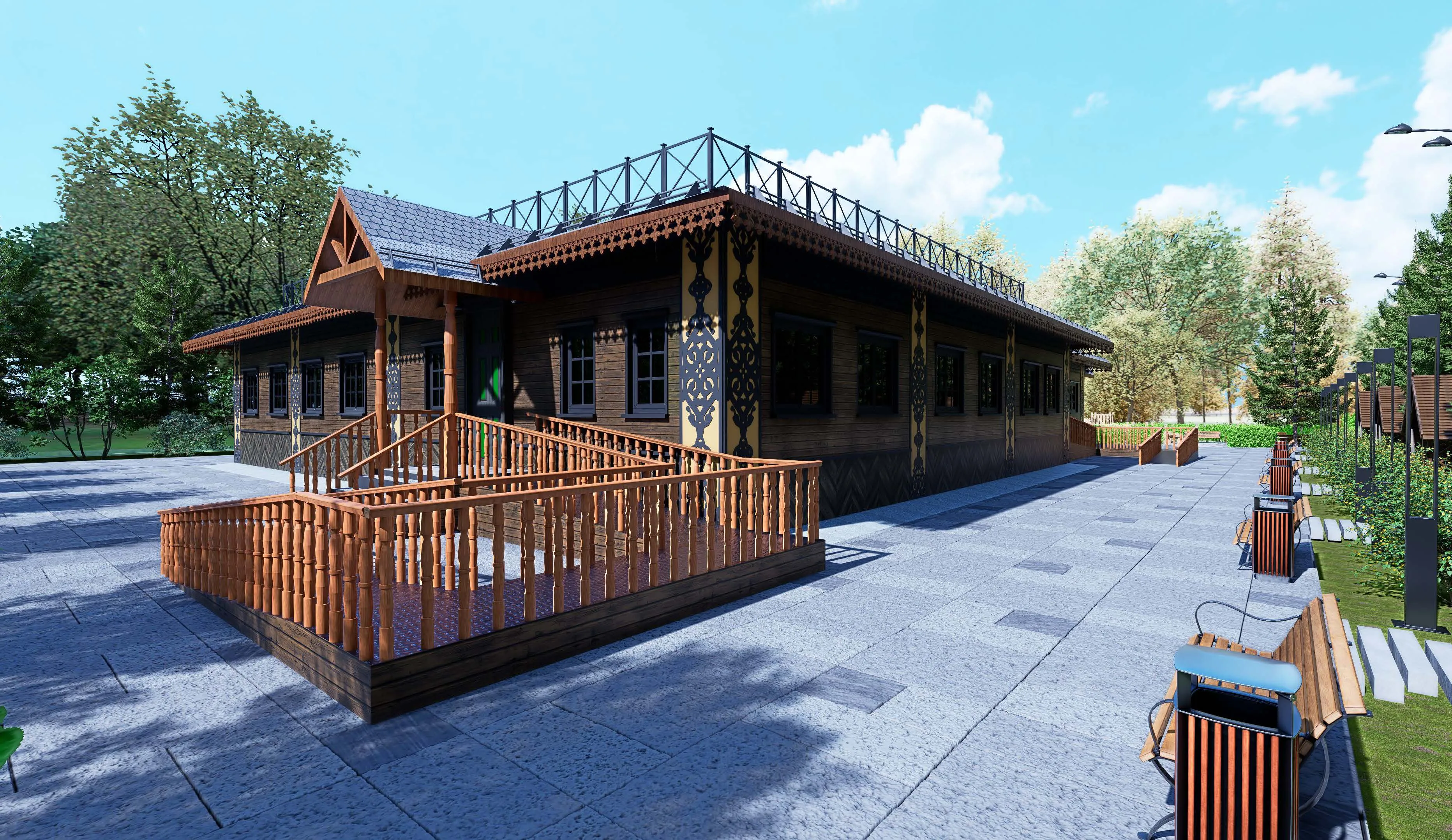 Кафе-музей железной дороги - дизайн-проект